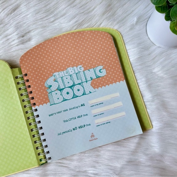 The Big Sibling Book Journal - First Year According to ME Spiral by Amy Krouse R - Picture 7 of 12